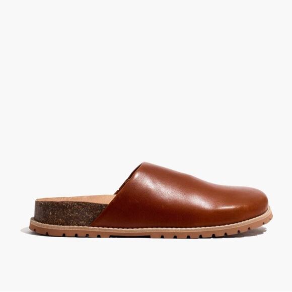 Madewell The Layne Clog Mule in Brown Leather Size 8 - Picture 2 of 13